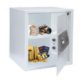 Digital Security Safe Locker NW-15 White Secure Cash, Jewelry, Id Documents Size; D 13.5" W 15" H 16”. 