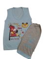 New summer collection syndo sleeve less t shirt with bear print shorts for boys dream girls kids collections. 