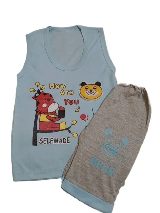 New%20summer%20collection%20syndo%20sleeve%20less%20t%20shirt%20with%20bear%20print%20shorts%20for%20boys%20dream%20girls%20kids%20collections%20-%20Image%202