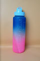 Gradient 1 Liter Sports Water Bottles Motivational Water Bottle with Time Marker Leak-proof BPA Free Drinking Water Bottle Fitness. (price for 1 piece). 