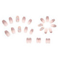 24Pcs Exquisite Pearl Butterfly Fake Nails with Glue DIY Art Design False Nails Wearable Nails Stylish Pattern Artificial Nails. 