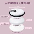 Reusable Microfiber Makeup Remover Sponge Gently Removes Heavy Makeup with Just Water, Ultra-Soft, Eco-Friendly, Non-Toxic For All Skin Types, Lips, Face and Eyes Flawlessly Make-up Accessories. 