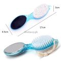 4 in 1 The Pedi Care Stick 4 Sided Pedicure Paddle Metal File and Emery Board Tool with Pumice Stone for Feet Scrubber. 