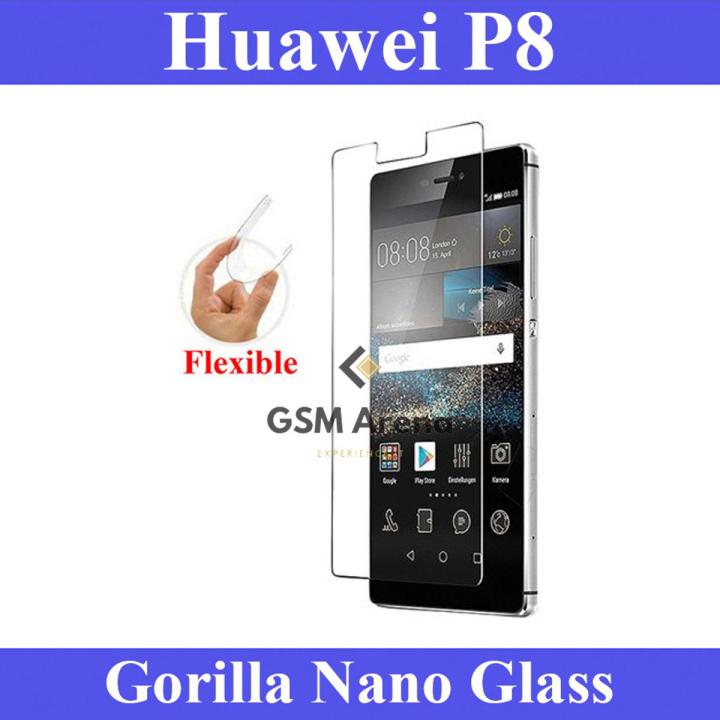 Huawei P8 Unbreakable Gorilla Flexible Nano Glass Premium High Quality Screen Protector For Huawei P8