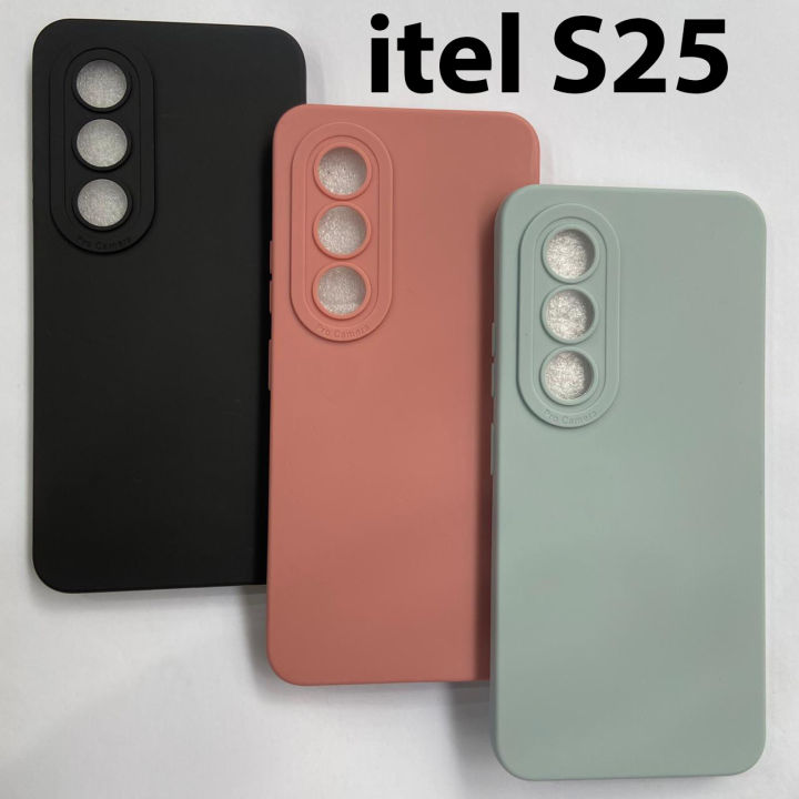 itel S25 – Premium Matte Silicone Back Cover | Soft-Touch Protective ...