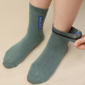 6 Pairs Men's Anti-odor Sweat-absorbing Stockings Mid-tube Sports Socks Cotton Business Sports Breathable Deodorant Sock. 