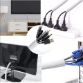【Ready Stock Cable Management Sleeves Split Cord Protector Wire Loom Tubing Wire Protector for Home Office TV PC. 