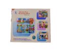 Multi Purpose Sewing Box-transparent-with-blue-cap sewing machine accessories box use for multi purpose (Empty-box). 