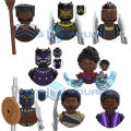 【HOT】 The Black Erik Killmonger Panther Man Ape Shuri W'kabi T'challa N’Jadaka M'baku Model Blocks MOC Bricks Set Gifts Toys X0191. 