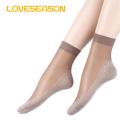 Loveseason Transparent Socks Stretchy Anti-snagging See Through Sock. 