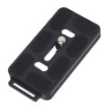 Quick Release Camera Mounting Plate Compatible Universal Camera Quick Release Plate Lanyard Hole PU 70H CNC Tech for Arca Slot. 