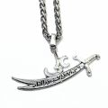 Zulfiqar Necklace Imam Ali Sword locket chain 100% pure stainless steel. 