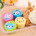 4Pcs/Set Cartoon Sauce Bottle Mini Bento Box Animal Friend Soy Sauce Box Tomato Sauce Honey Salad Sauce Container Bento Box Accessories. 