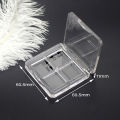Empty 4 Grid Makeup DIY Eyeshadow Palette Transparent Lipstick Blush Pressed Box Lonni. 