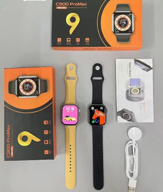 C900 Pro Max Watch Series 9 Latest Smartwatch Sport Model Bluetooth Call Wireless Charging for Men Smart Watch