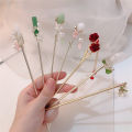 New Chinese style ancient style hairpin, girl wild hairpin, high-end hairpin, hairpin, Hanfu, Chinese style step shake hair ornament. 