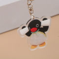 Pinguin Cute Cartoon Acrylic Doll Keychain Kawaii Toy Backpack Pendant Schoolbag Decoration Funny Key Ring Gift Eatop. 