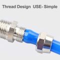10 Pcs Air Line Hose Euro Connectors, Hose Compressor Fittings 1/4-Inch BSP Thread Quick Release Connector Fittings Set. 
