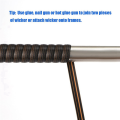 Wicker Repair Kit, Plastic Rattan for Patio Chair Repair Flat Wicker Furniture Repair Replacement Accessory. 