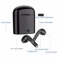 i7 tws Stereo Bluetooth Earphone Wireless Earbuds with Power Bank Wireless Music mini Handsfree for Car Drive & Sports earphone - White. 