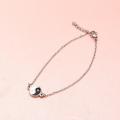 【Hengli jewelry story】Yin Design Tai Chi Yin and Yang Link Bff Chain Link Gossip Bracelet Female In Stainless Steel. 