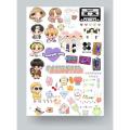 BTS all member sticker sheet uncut bangtan boys kpop Stickers. 