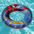 Bestway Amazing Spiderman Ring Beach Inflatable Float Circle Water Fun Round Floating Seat For Kids Play In Swimming Pool, Children Sea Adventure Rings Floatable Essentials Marvel Character Spidy Avengers Man No Way Home Printed Swim Fun Lawn & Outdoor. 