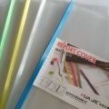 Plastic Clear Transparent Report Cover A4 Size PP Sliding Bar Business File Folder. 