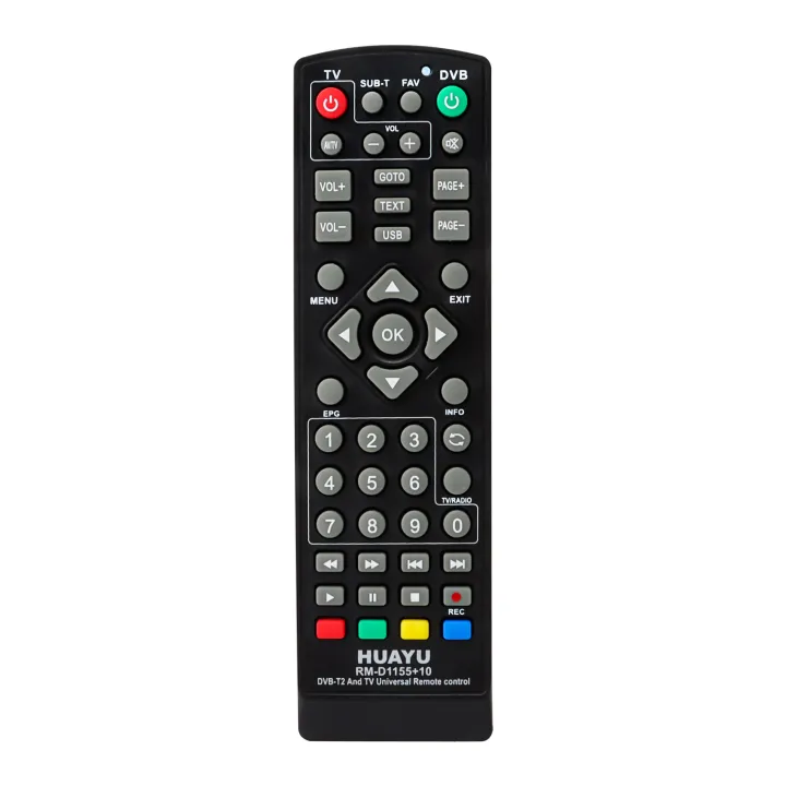 Universal TV Box Remote Control DVB-T2 RM-D1155+10 Sat Satellite ...