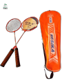 Badminton Racquet (Pack of: 2, kesika 3360) Professional Badminton Racket For Beginner Player Badminton Racket With Carry Bag. 