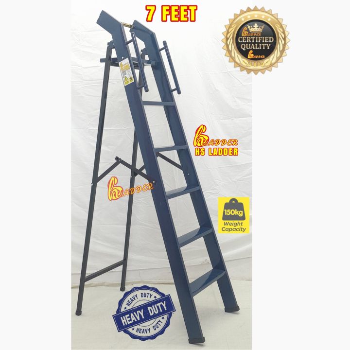 Moveable Ladder 6 Steps Best For Home Use  Ladder Folding Easily and Carry Plate For Ladder