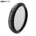 【3C VictoryEagle Store】Andoer 52mm ND Filter Fader Neutral Density Adjustable ND2 to ND400 Variable Filter Camera Filters for Canon Nikon DSLR Camera. 
