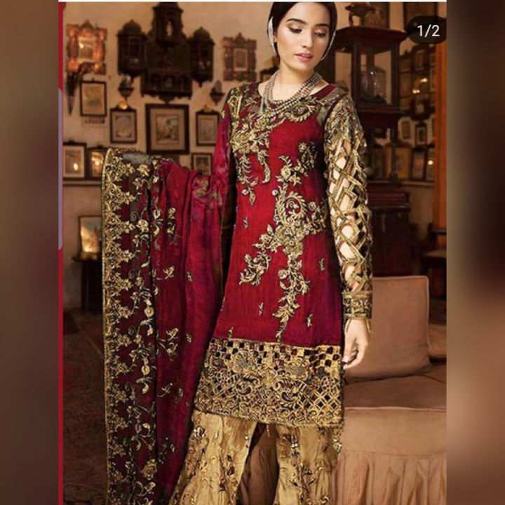 WOMEN LATEST CHIFFION DRESS