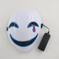 Luminous LED Devil Disguise Mask Cosplay Scary Ghost Face Mask Flashing Party Mask For Halloween. 