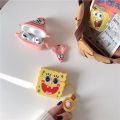 Cute SpongeBob SquarePants Patrick Star Suitable for AirPods Apple Wireless Bluetooth Headphone Cover 1/2/pro Silicone Case. 