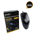 A4Tech OP-620D Wired Optical Mouse – Budget-Friendly, Ergonomic Design, Silent Click, 1000 DPI Precision | Reliable A4Tech Mouse for Comfortable Use. 