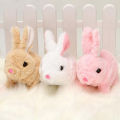 Electronic Plush Rabbit Toy Robot Bunny Walking Jumping Running Animal Shake Ears Cute Electric Pet for Kids Birthday Gifts. 