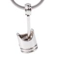 Trendy Car Engine Piston Keyring Chain Keychain Key Fob Silver. 