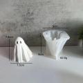 Heat-resistant Candle moulds Detailed Silicone Lightweight Plaster moulds Reusable Halloween decorations for Halloween Home. 