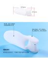 Pack Of 5 Pairs Silicone Gel Foot Fingers Hole Bunion Toe Separator Thumb Valgus Protectors. 