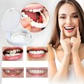 Snap-On Smile Instant Teeth Whitening Snap-On Cosmetic Denture for White Smile Oral Hygiene Accessory. 