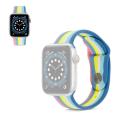 Rainbow Silicone Strap Watch Band For Apple Watch and any smart watch 41mm /  40mm /  38mm. 