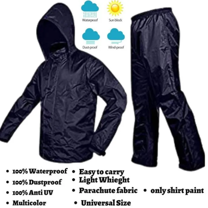 Black%20&%20Blue%20Men's%20Waterproof%20Rain%20coat%20%7CRain%20Suit%20with%20Hood%20&%20Carry%20Bag%20for%20Bikers%20Free%20Size%20Fits%20from%20M%20to%20XXL%20-%20Image%202
