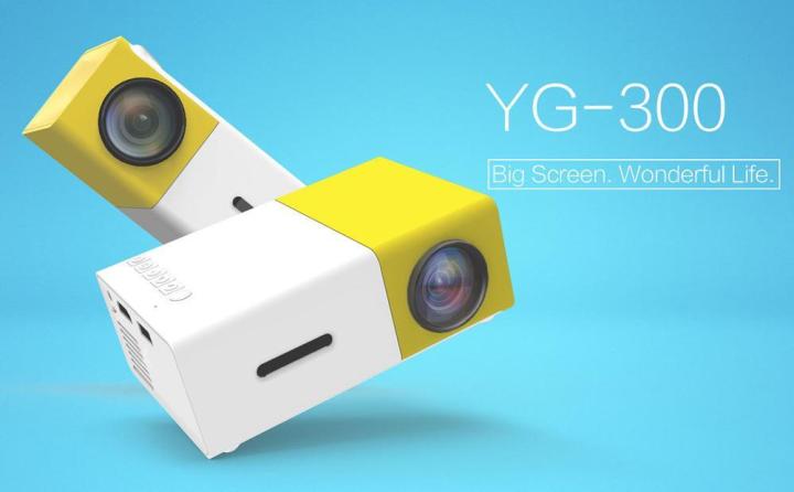 YG300 Mini Portable 1080P HD LED Projector Multimedia Home Theater