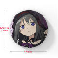 58mm Handmade Puella Magi Madoka Magica Brooches Manga Figure Cosplay Badge DIY Backpack Clothes Jewelry Accessory Button Pin. 