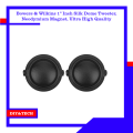 2Pcs Bowers & Wilkins 1" Inch Fabric Silk Dome Tweeter Speaker, Neodemium Magnet, Ultra High Quality, Soft and Smooth Sound, No Noise No Distortion  for Car Speakers, Subwoofers and DIY Bluetooth Speaker and Soundbar Projects- DIY and TECH. 