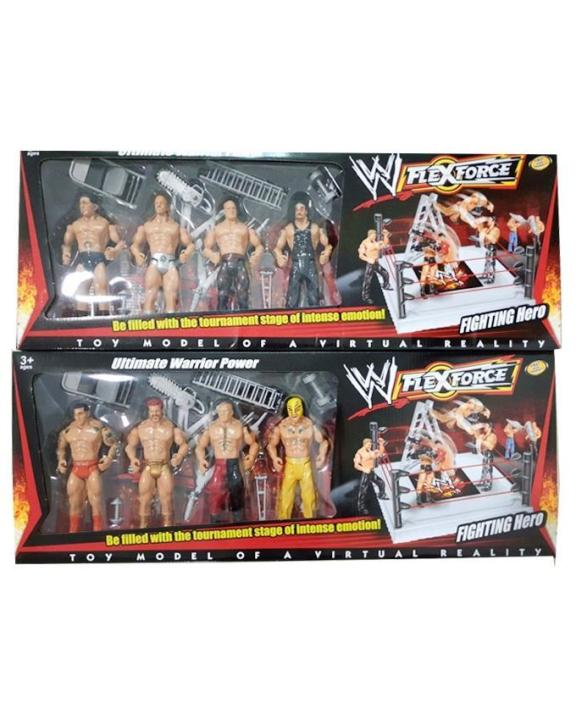 Flexforce Wrestling Action Figures - Multicolour