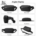 LouisWill Men Crossbody Bag Sport Shoulder Bags Men Boys Cross Body Bags Backpacks Messenger Bag Quality Nylon Fabric Sling Bags Simple Casual Sport Street Bag for Men Male Student Teenager. 