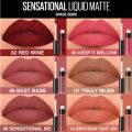 Maybelline New York Color Sensational Liquid Matte Lipstick - 06 Best Babe. 