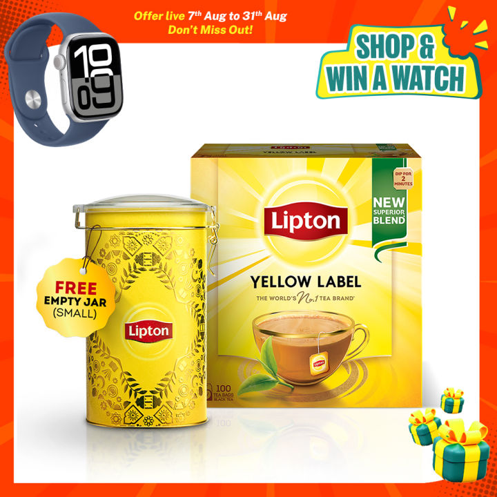 BUY LIPTON TEA BAGs 100S & GET FREE RAMADAN JAR